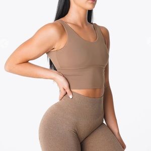 NVGTN Mocha Seamless Top size medium